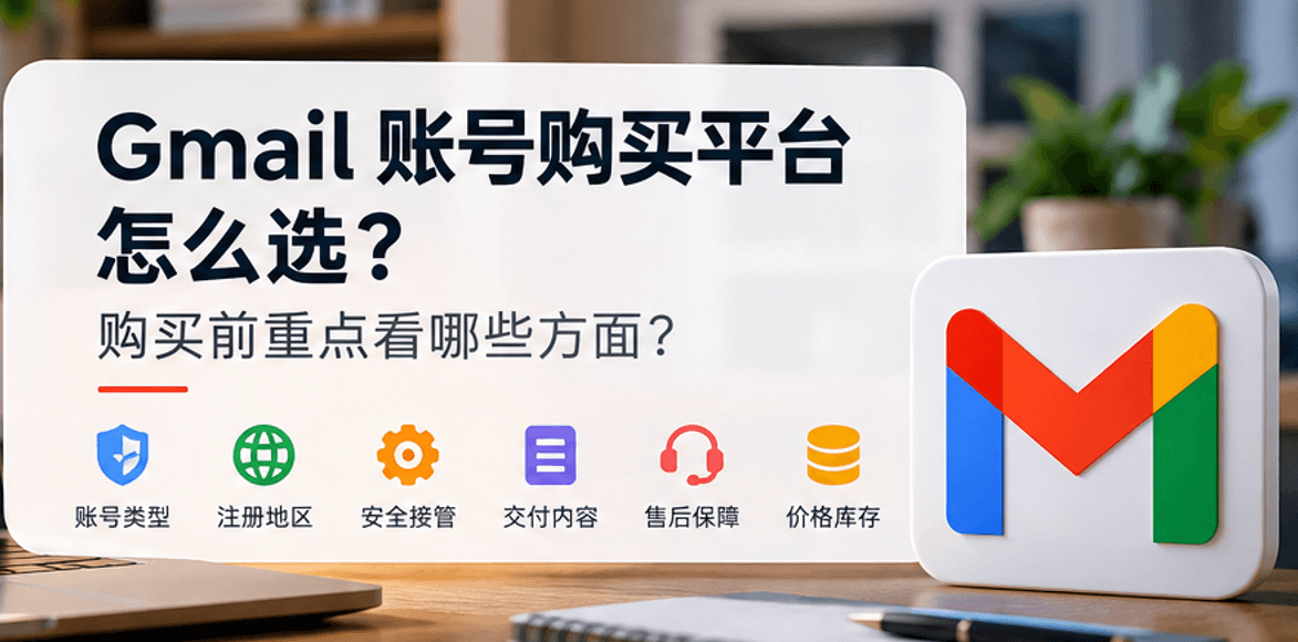 Gmail 账号购买平台怎么选？避坑指南、选购要点与养号全攻略